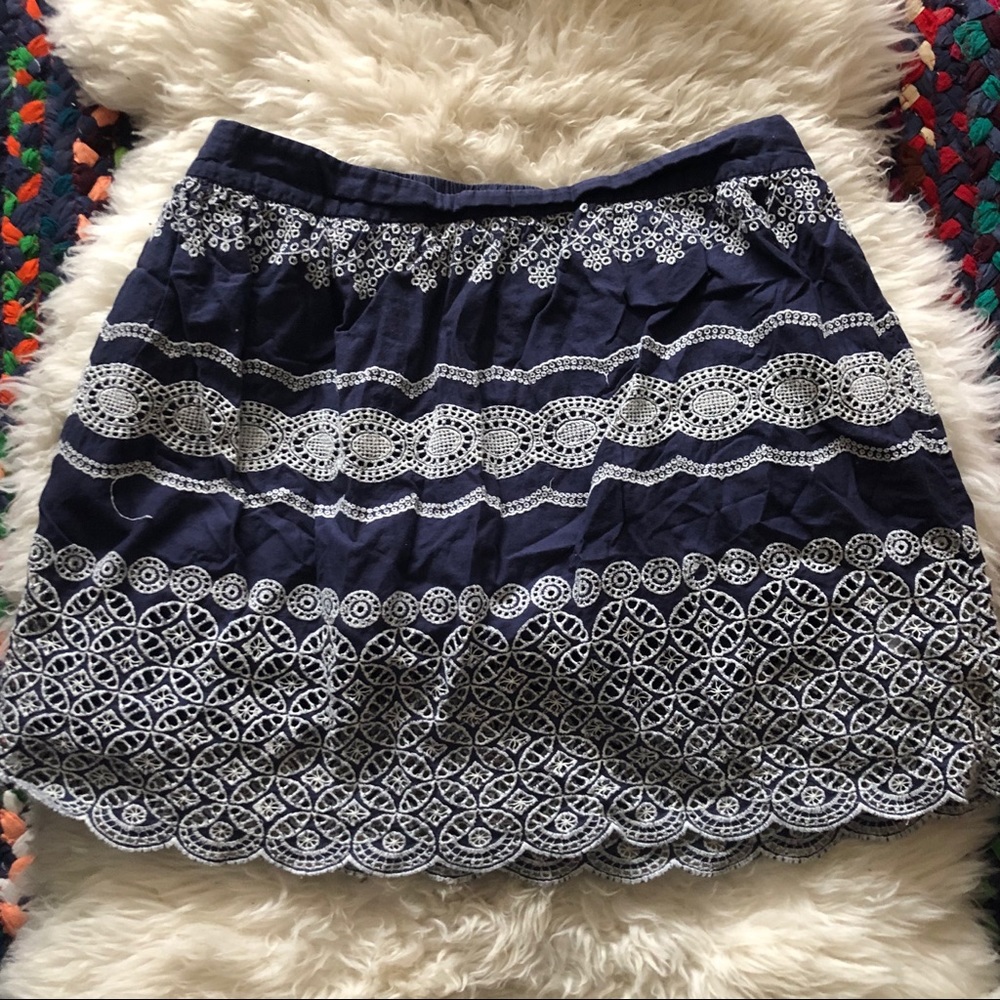 Fat Face embellished skater skirt